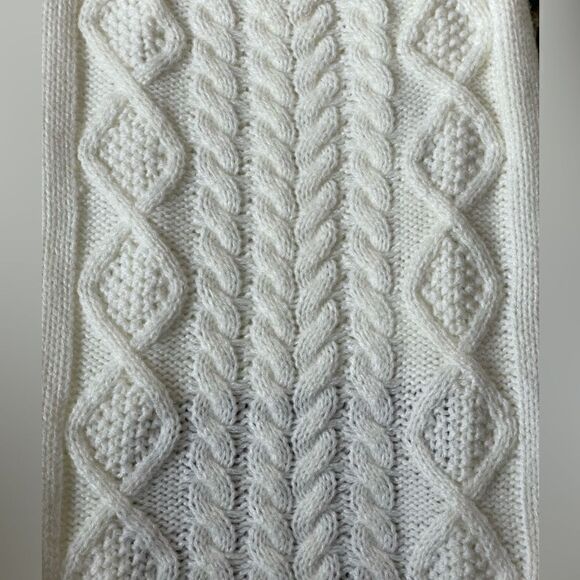 Dog Sweater White Turtleneck Sweater For Your Pup Warm & Fashionable (Large) - Picture 5 of 10